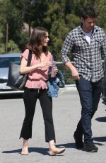 LILY COLLINS Out in Hollywood 10/04/2017