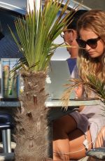 LILY JAMES on the Set of Mamma Mia! Here We Go Again in Croatia 10/02/2017