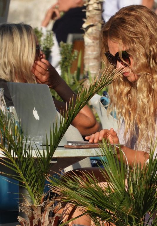 LILY JAMES on the Set of Mamma Mia! Here We Go Again in Croatia 10/02/2017