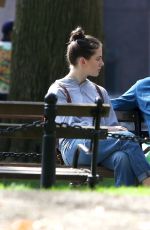 LILY MO SHEEN and Michael Sheen at a Park New York 10/08/2017