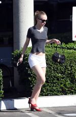 LILY-ROSE DEPP Out for Lunch in Studio City 10/26/2017