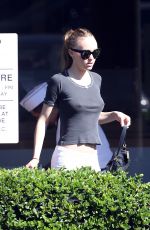 LILY-ROSE DEPP Out for Lunch in Studio City 10/26/2017