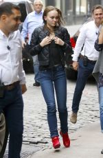 LILY-ROSE DEPP Out and About in New York 10/25/2017