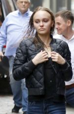 LILY-ROSE DEPP Out and About in New York 10/25/2017