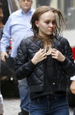 LILY-ROSE DEPP Out and About in New York 10/25/2017