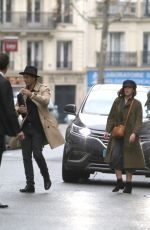 LILY-ROSE DEPP Out and About in Paris 10/01/2017