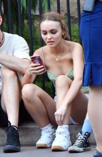 LILY-ROSE DEPP Out at Disneyland in Anaheim 10/27/2017