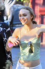 LILY-ROSE DEPP Out at Disneyland in Anaheim 10/27/2017