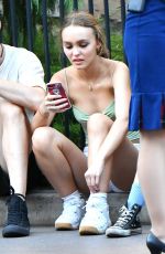 LILY-ROSE DEPP Out at Disneyland in Anaheim 10/27/2017
