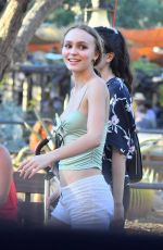 LILY-ROSE DEPP Out at Disneyland in Anaheim 10/27/2017