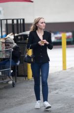 LILY ROSE-DEPP Out Shopping in Los Angeles 10/30/2017