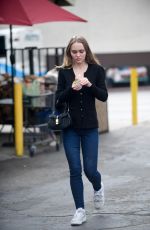 LILY ROSE-DEPP Out Shopping in Los Angeles 10/30/2017