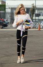 LINDSAY ARNOLD Arrives at a Dance Rehersal in Los Angeles 10/19/2017