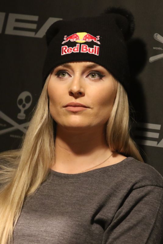 LINDSEY VONN at Head Skis Press Conference in Solden 10/26/2017