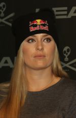 LINDSEY VONN at Head Skis Press Conference in Solden 10/26/2017