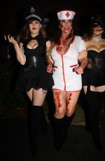 LISA APPLETON at a Halloween Party in Manchester 10/28/2017