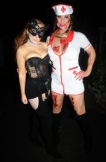 LISA APPLETON at a Halloween Party in Manchester 10/28/2017