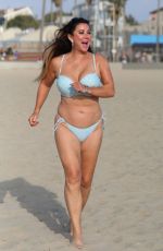 LISA APPLETON in Bikini on the Beach in Los Angeles 10/01/2017