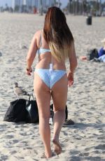 LISA APPLETON in Bikini on the Beach in Los Angeles 10/01/2017