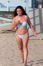 LISA APPLETON in Bikini on the Beach in Los Angeles 10/01/2017