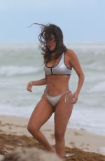 LIZIANE GUTIERREZ in Bikini at a Beach in Miami 10/04/2017
