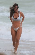 LIZIANE GUTIERREZ in Bikini at a Beach in Miami 10/04/2017