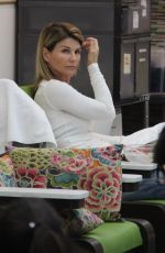 LORI LOUGHLIN at a Salon in Beverly Hills 10/04/2017