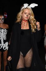 LOTTIE MOSS and EMILY BLACKWELL at One Embankment Halloween Party in London 10/27/2017