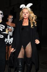LOTTIE MOSS and EMILY BLACKWELL at One Embankment Halloween Party in London 10/27/2017
