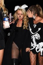 LOTTIE MOSS and EMILY BLACKWELL at One Embankment Halloween Party in London 10/27/2017