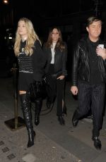 LOTTIE MOSS and Valentine Sozbilir at Tallia Storm Birthday Party in London 10/25/2017