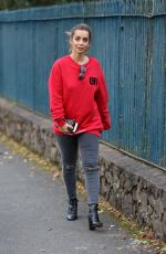 LOUISE REDKNAPP Out and About in Malvern 10/14/2017