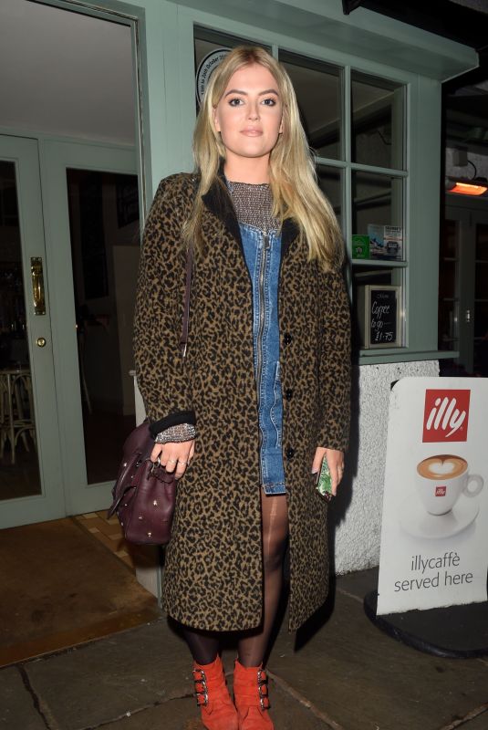 LUCY FALLON at Georges Restaurant in Worsley 10/29/2017