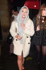 LUCY FALLON Leaves Smokehouse Cellar Bar and Restaurant in Manchester 10/21/2017