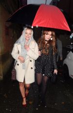 LUCY FALLON Leaves Smokehouse Cellar Bar and Restaurant in Manchester 10/21/2017