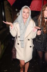 LUCY FALLON Leaves Smokehouse Cellar Bar and Restaurant in Manchester 10/21/2017