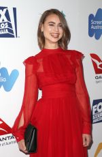 LUCY FRY at 6th Annual Australians in Film Award and Benefit Dinner in Los Angeles 10/18/2017