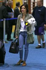 LUCY HALE at Airport in Vancouver 10/22/2017