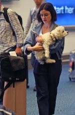 LUCY HALE at Vancouver Airport 10/09/2017