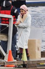 LUCY HALE on the Set of Life Sentence in Burnaby 10/11/2017