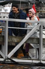 LUCY HALE on the Set of Life Sentence in Burnaby 10/11/2017