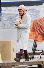LUCY HALE on the Set of Life Sentence in Burnaby 10/11/2017