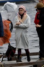 LUCY HALE on the Set of Life Sentence in Burnaby 10/11/2017