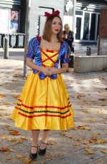 LUCY JO HUDSON at Snow White and the Seven Dwarfs Pantomime Photocall at St Helen