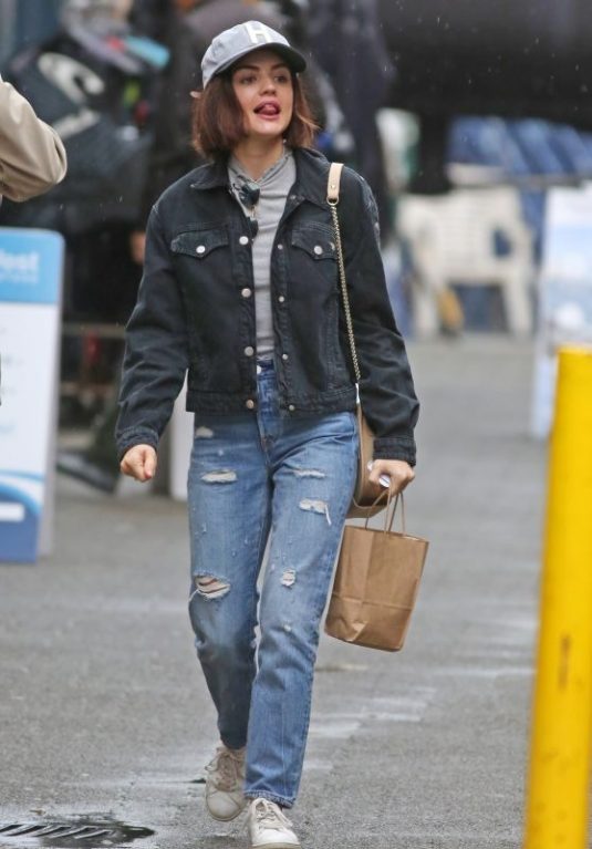 LUCYA HALE Out and About in Vancouver 10/01/2017
