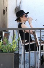 LYDIA HEARST Out for Lunch with Friends in Los Angeles 10/08/2017