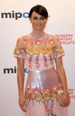 LYNE RENEE at Mipcom Opening Cocktail in Cannes 10/16/2017