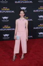 MACKENZIE FOY at Thor: Ragnarok Premiere in Los Angeles 10/10/2017