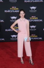 MACKENZIE FOY at Thor: Ragnarok Premiere in Los Angeles 10/10/2017