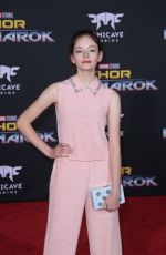 MACKENZIE FOY at Thor: Ragnarok Premiere in Los Angeles 10/10/2017